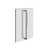 Gessi 67635 Shower G 18" Double Handle. Vertical/Horizontal Installation. Diamantato