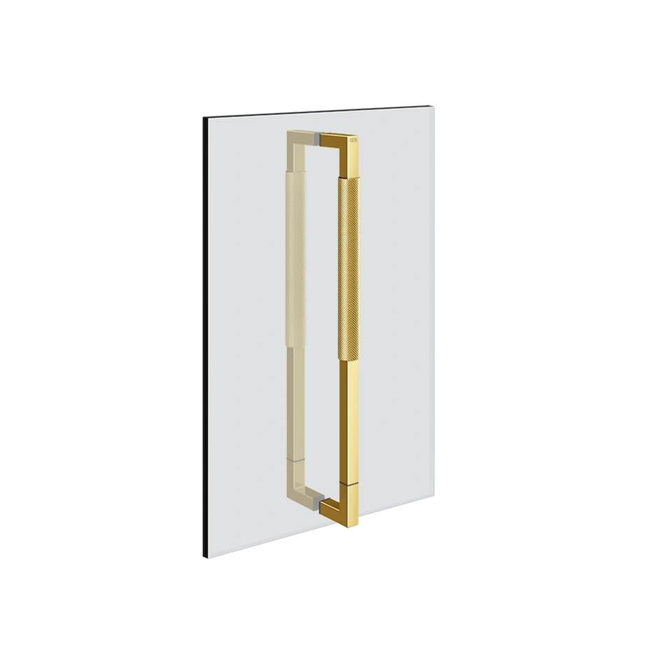 Gessi 67635 Shower G 18" Double Handle. Vertical/Horizontal Installation. Diamantato