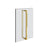 Gessi 67635 Shower G 18" Double Handle. Vertical/Horizontal Installation. Diamantato