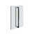 Gessi 67635 Shower G 18" Double Handle. Vertical/Horizontal Installation. Diamantato