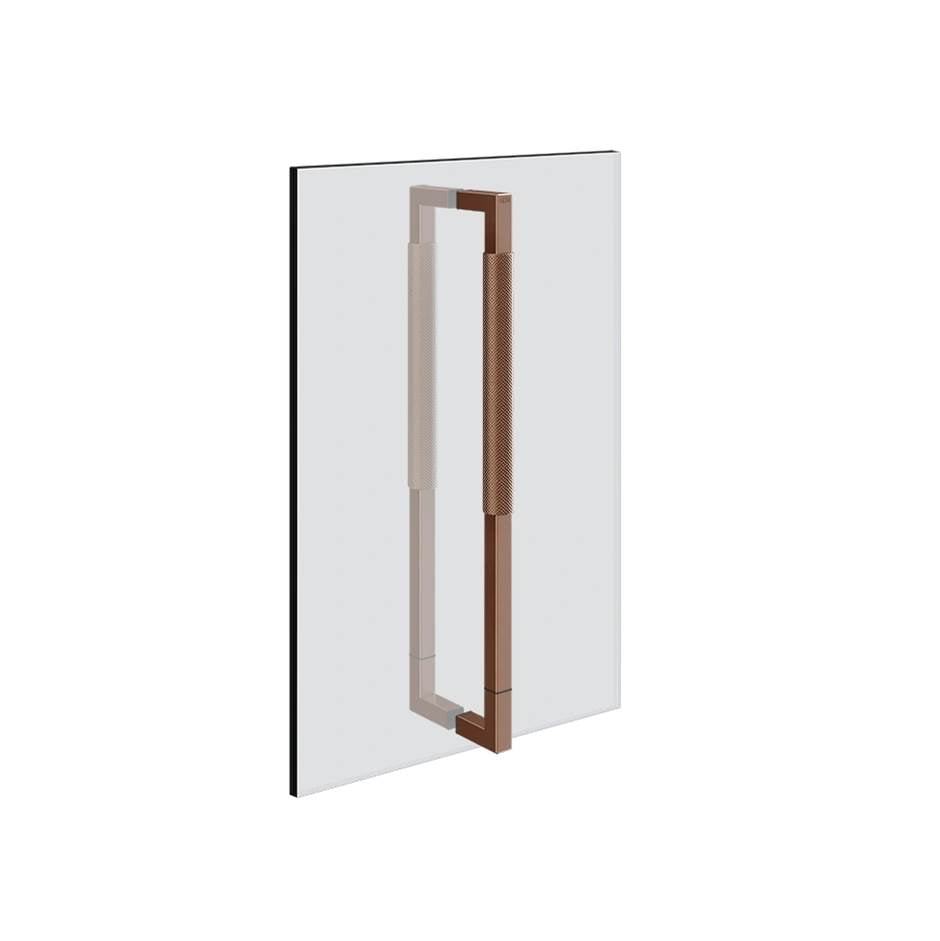 Gessi 67635 Shower G 18" Double Handle. Vertical/Horizontal Installation. Diamantato