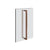 Gessi 67635 Shower G 18" Double Handle. Vertical/Horizontal Installation. Diamantato