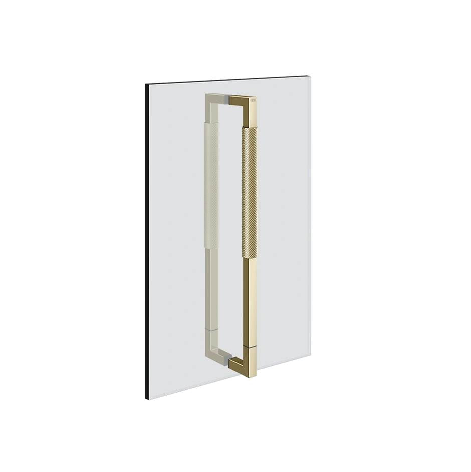 Gessi 67635 Shower G 18" Double Handle. Vertical/Horizontal Installation. Diamantato
