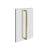 Gessi 67635 Shower G 18" Double Handle. Vertical/Horizontal Installation. Diamantato