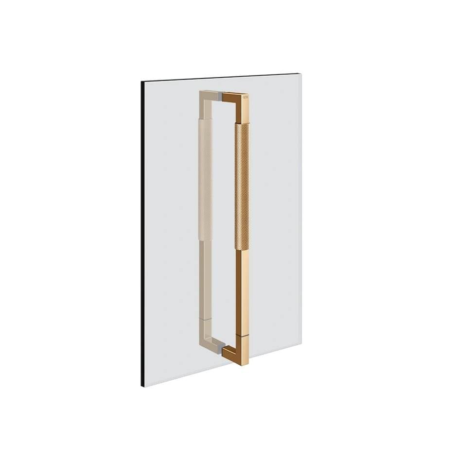 Gessi 67635 Shower G 18" Double Handle. Vertical/Horizontal Installation. Diamantato