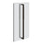 Gessi 67637 Shower G 24" Double Handle. Vertical/Horizontal Installation. Diamantato