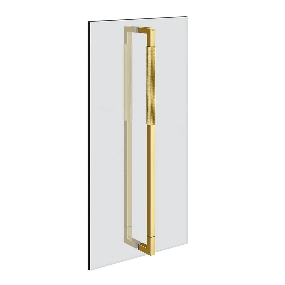 Gessi 67637 Shower G 24" Double Handle. Vertical/Horizontal Installation. Diamantato