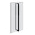 Gessi 67637 Shower G 24" Double Handle. Vertical/Horizontal Installation. Diamantato