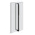 Gessi 67637 Shower G 24" Double Handle. Vertical/Horizontal Installation. Diamantato