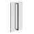 Gessi 67637 Shower G 24" Double Handle. Vertical/Horizontal Installation. Diamantato