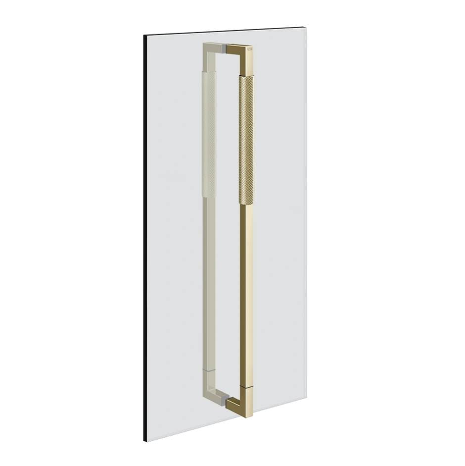 Gessi 67637 Shower G 24" Double Handle. Vertical/Horizontal Installation. Diamantato