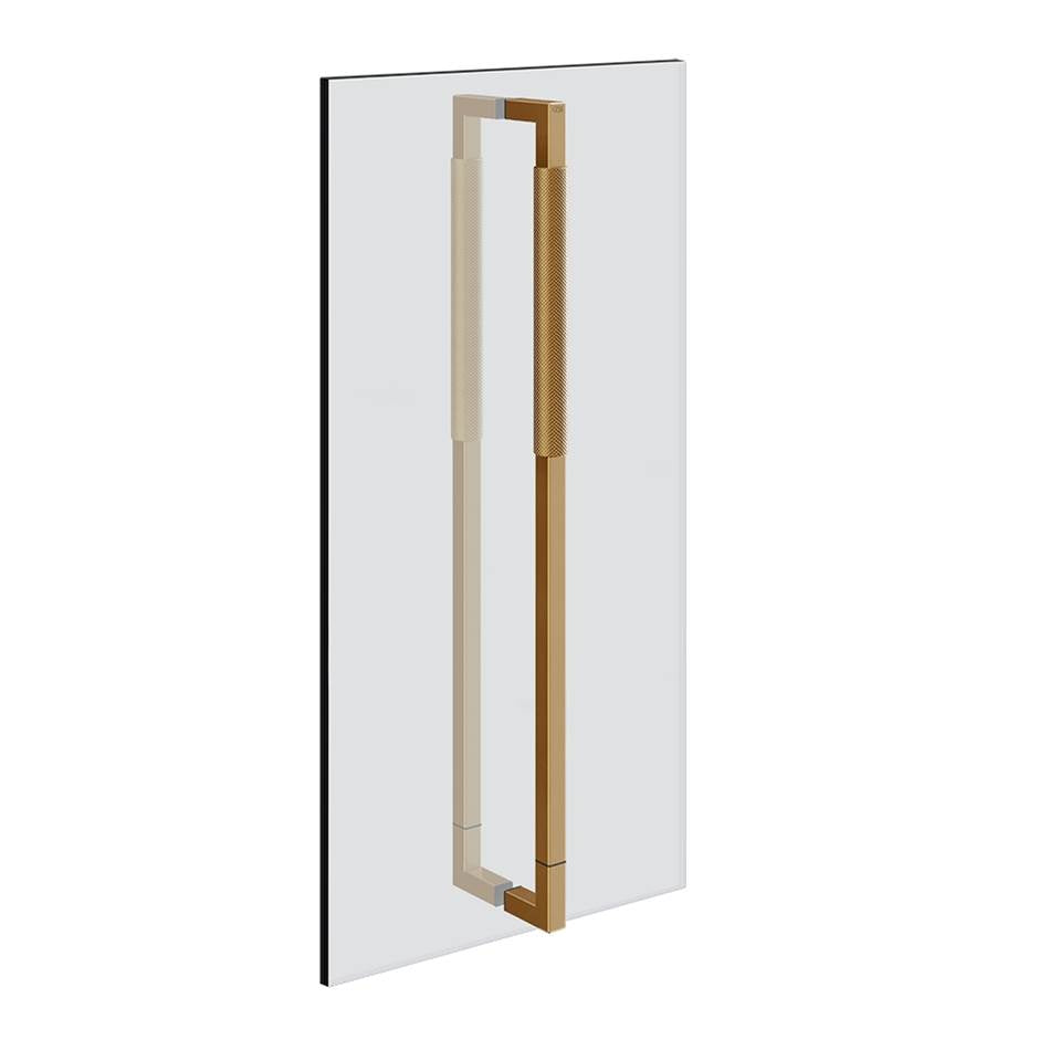 Gessi 67637 Shower G 24" Double Handle. Vertical/Horizontal Installation. Diamantato