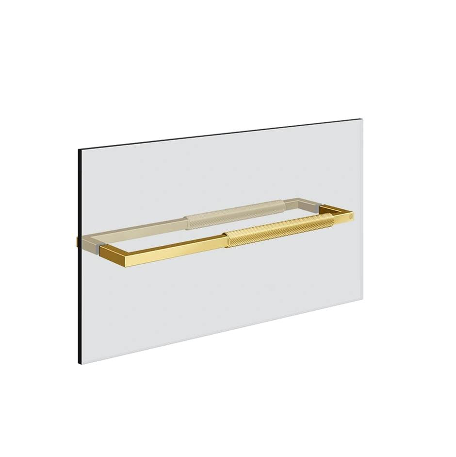 Gessi 67644 Shower G 18" Handle and Towel Rail Diamantato