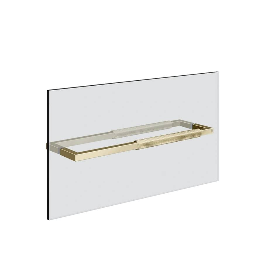 Gessi 67644 Shower G 18" Handle and Towel Rail Diamantato