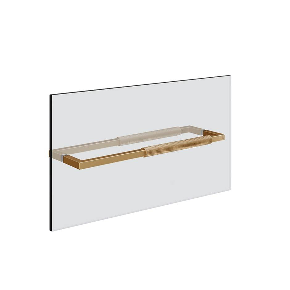 Gessi 67644 Shower G 18" Handle and Towel Rail Diamantato