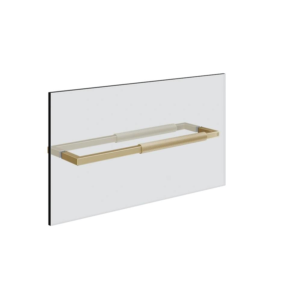 Gessi 67644 Shower G 18" Handle and Towel Rail Diamantato