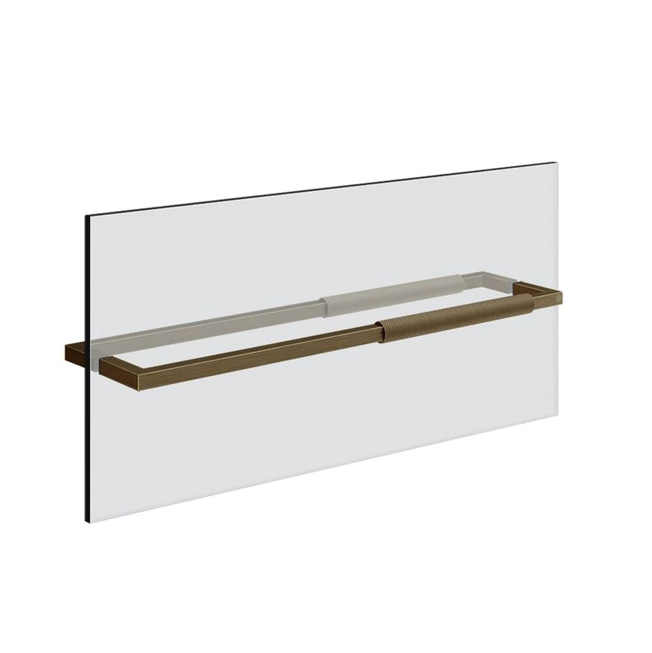 Gessi 67646 Shower G 24" Handle and Towel Rail Diamantato