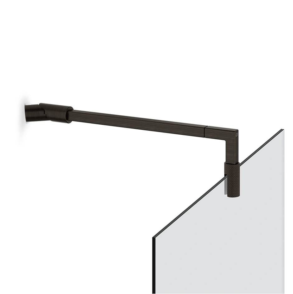Gessi 67671 Shower G Stabilization Arm For Frameless Shower Enclosure. Diamantato