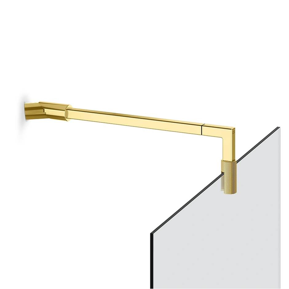 Gessi 67671 Shower G Stabilization Arm For Frameless Shower Enclosure. Diamantato