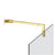 Gessi 67671 Shower G Stabilization Arm For Frameless Shower Enclosure. Diamantato