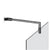 Gessi 67671 Shower G Stabilization Arm For Frameless Shower Enclosure. Diamantato