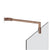 Gessi 67671 Shower G Stabilization Arm For Frameless Shower Enclosure. Diamantato