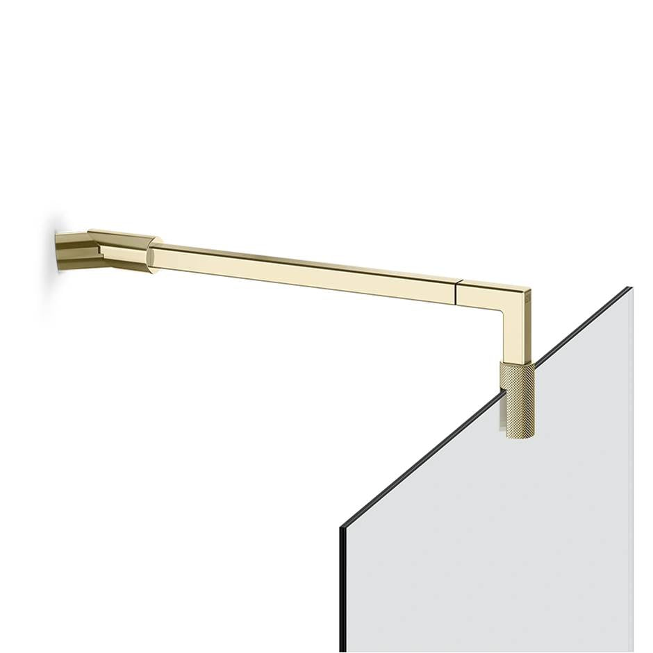 Gessi 67671 Shower G Stabilization Arm For Frameless Shower Enclosure. Diamantato