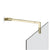 Gessi 67671 Shower G Stabilization Arm For Frameless Shower Enclosure. Diamantato