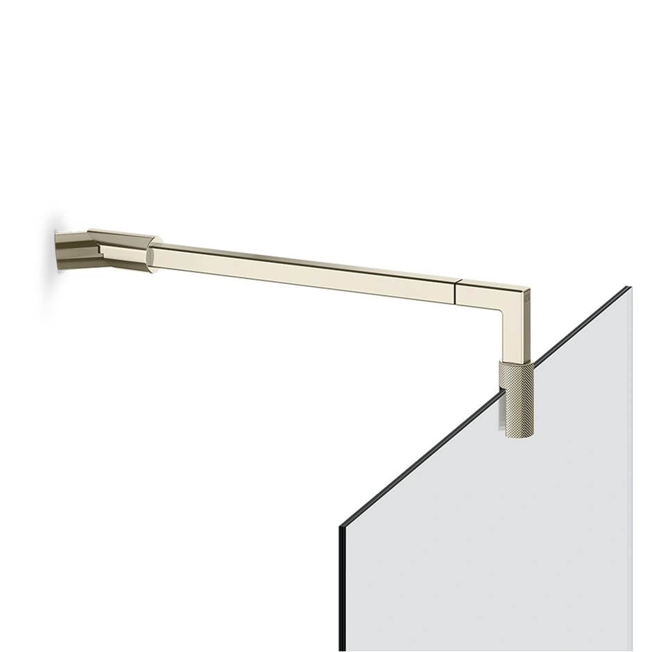 Gessi 67671 Shower G Stabilization Arm For Frameless Shower Enclosure. Diamantato