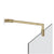 Gessi 67671 Shower G Stabilization Arm For Frameless Shower Enclosure. Diamantato