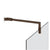 Gessi 67671 Shower G Stabilization Arm For Frameless Shower Enclosure. Diamantato