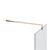 Gessi 67673 Shower G Stabilization Arm For Frameless Shower Enclosure. Customizable Length. Diamantato. - Parent