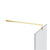 Gessi 67673 Shower G Stabilization Arm For Frameless Shower Enclosure. Customizable Length. Diamantato.