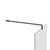 Gessi 67673 Shower G Stabilization Arm For Frameless Shower Enclosure. Customizable Length. Diamantato.