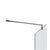 Gessi 67673 Shower G Stabilization Arm For Frameless Shower Enclosure. Customizable Length. Diamantato.