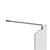 Gessi 67673 Shower G Stabilization Arm For Frameless Shower Enclosure. Customizable Length. Diamantato.