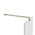 Gessi 67673 Shower G Stabilization Arm For Frameless Shower Enclosure. Customizable Length. Diamantato.