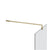 Gessi 67673 Shower G Stabilization Arm For Frameless Shower Enclosure. Customizable Length. Diamantato.