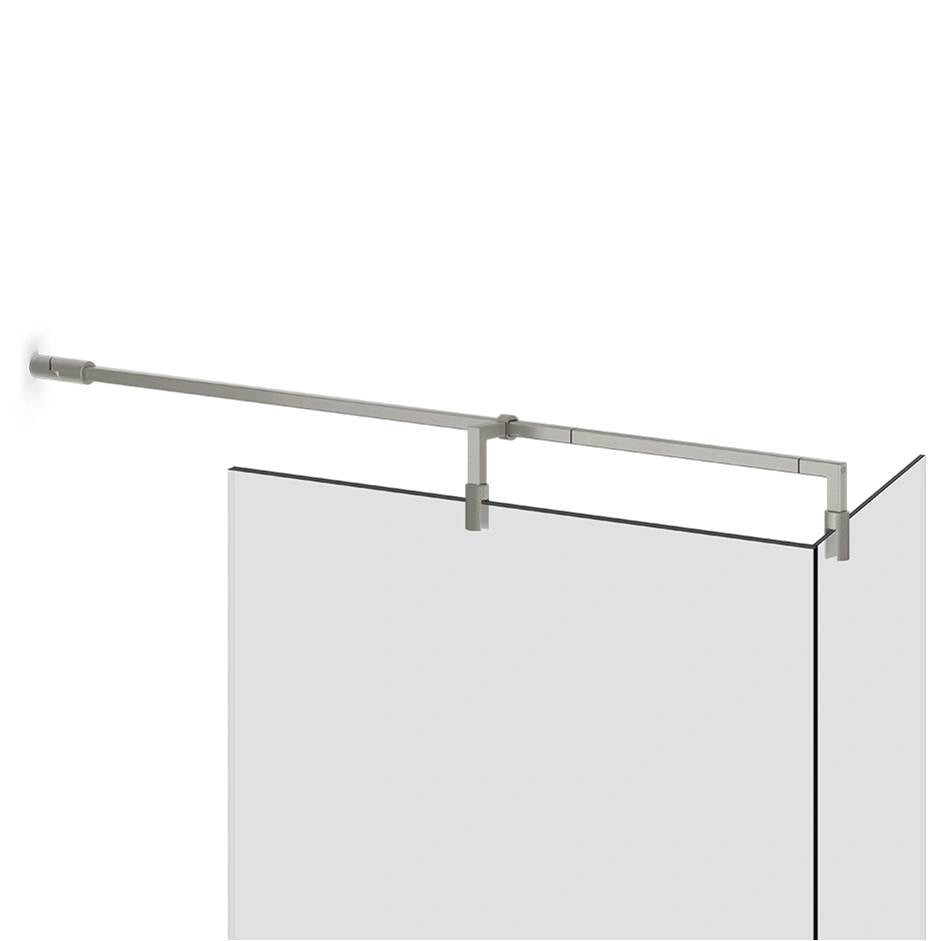 Gessi 67675 Shower G T-Shaped Stabilization Arm For Frameless Shower Enclosure. Customizable Length. Diamantato