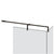 Gessi 67675 Shower G T-Shaped Stabilization Arm For Frameless Shower Enclosure. Customizable Length. Diamantato