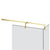 Gessi 67675 Shower G T-Shaped Stabilization Arm For Frameless Shower Enclosure. Customizable Length. Diamantato