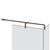 Gessi 67675 Shower G T-Shaped Stabilization Arm For Frameless Shower Enclosure. Customizable Length. Diamantato
