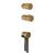 Gessi 70216 Outdoor Habito Lever/Handshower Kit For 63204