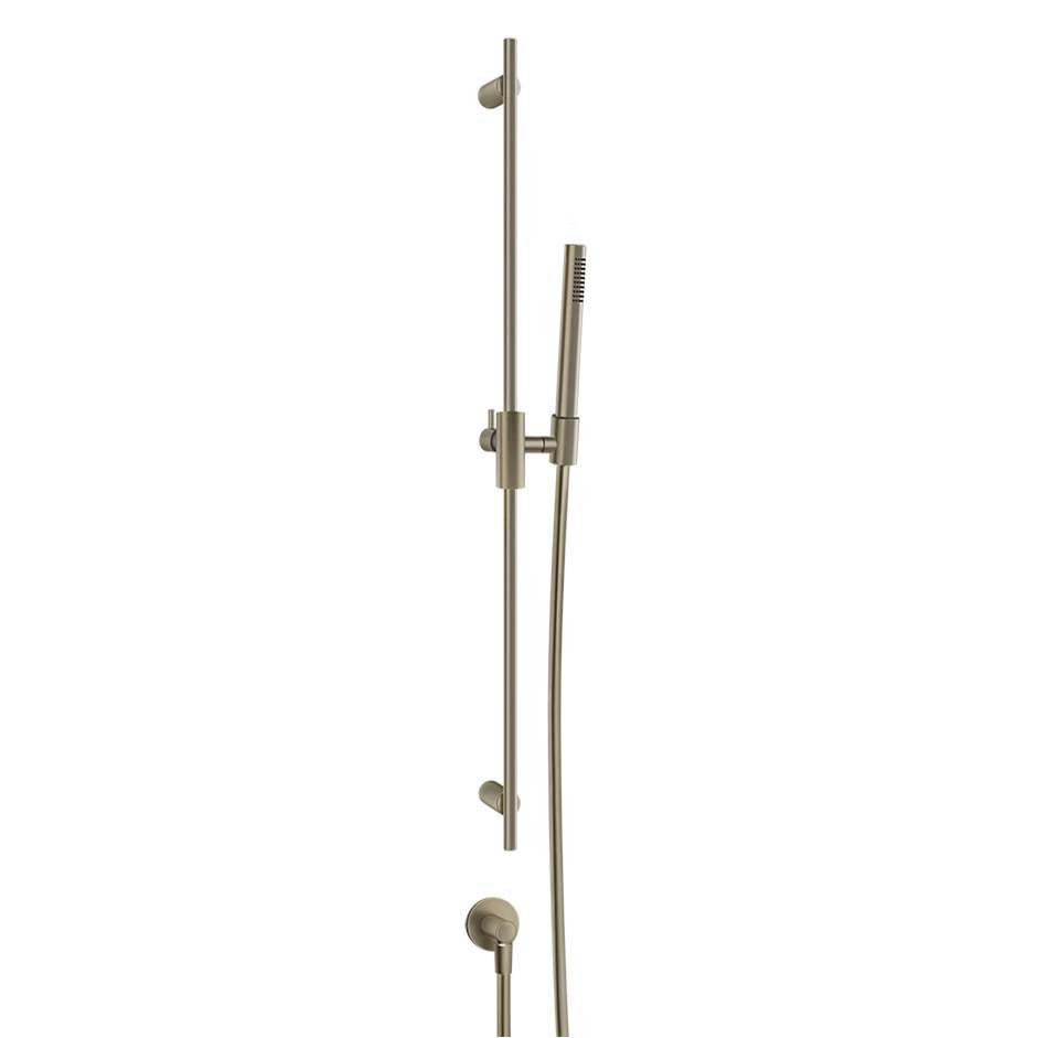 Gessi 70442 Habito Handshower and Adjustable Sliding Rail Set. Cesello