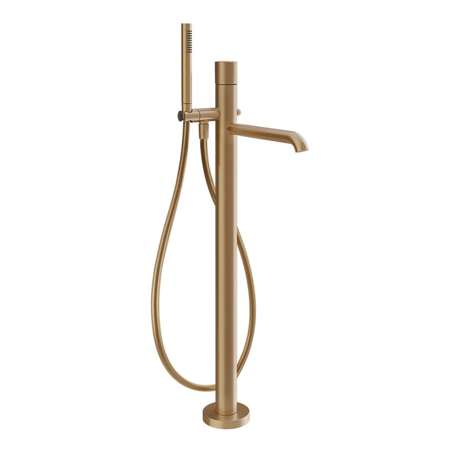 Gessi 70628 Habito Trim Parts Only Floor-Mounted Tub Filler Diamantato