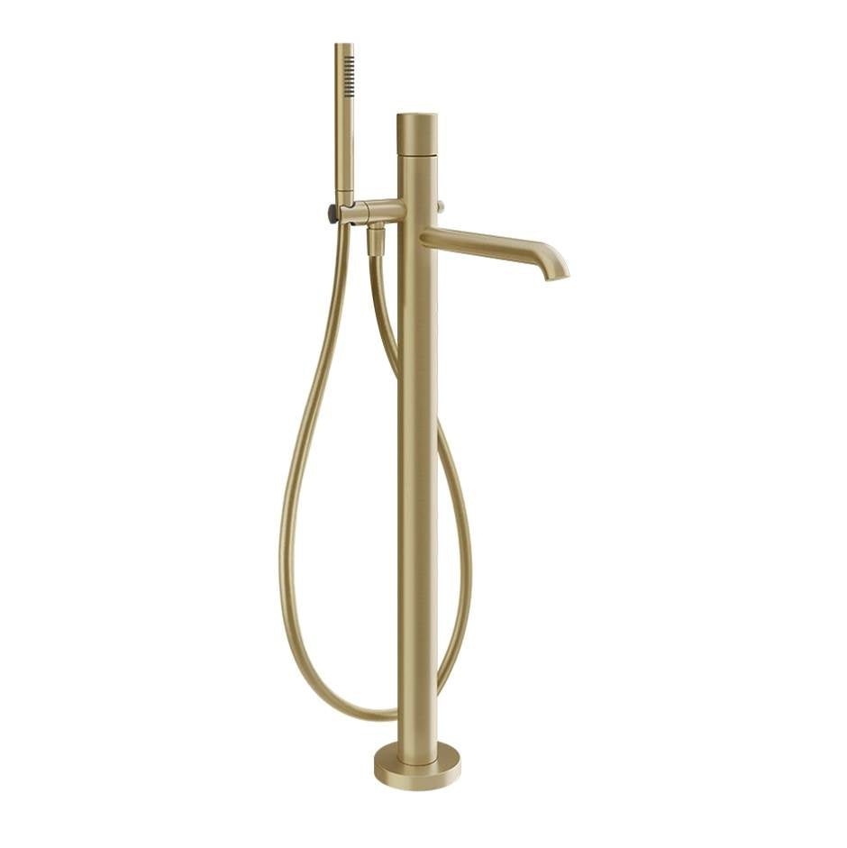 Gessi 70628 Habito Trim Parts Only Floor-Mounted Tub Filler Diamantato