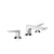 Gessi 72013 Ventaglio Widespread Washbasin Mixer Without Pop-Up Assembly