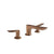 Gessi 72013 Ventaglio Widespread Washbasin Mixer Without Pop-Up Assembly