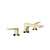 Gessi 72013 Ventaglio Widespread Washbasin Mixer Without Pop-Up Assembly