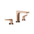 Gessi 72014 Ventaglio Widespread Washbasin Mixer Without Pop-Up Assembly - Parent